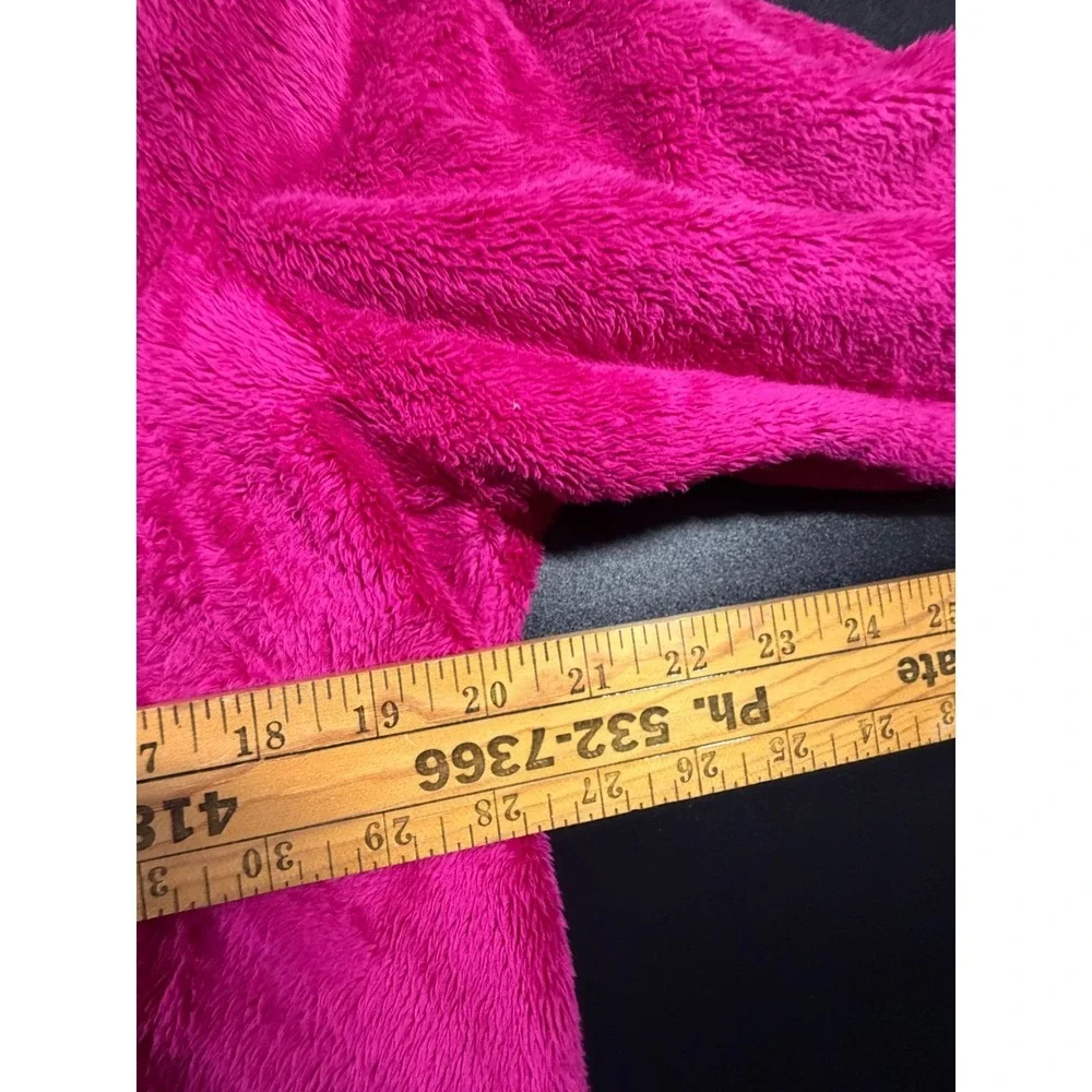 The North Face Osito Fleece Jacket Womens Large Pink Full Zip Soft Warm K7